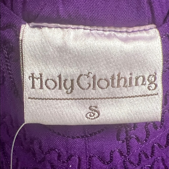 โจ Boho Purple Long Sleeve Dress โ Festival, Renaissance Fair, Embroidered Magic - Picture 2 of 14